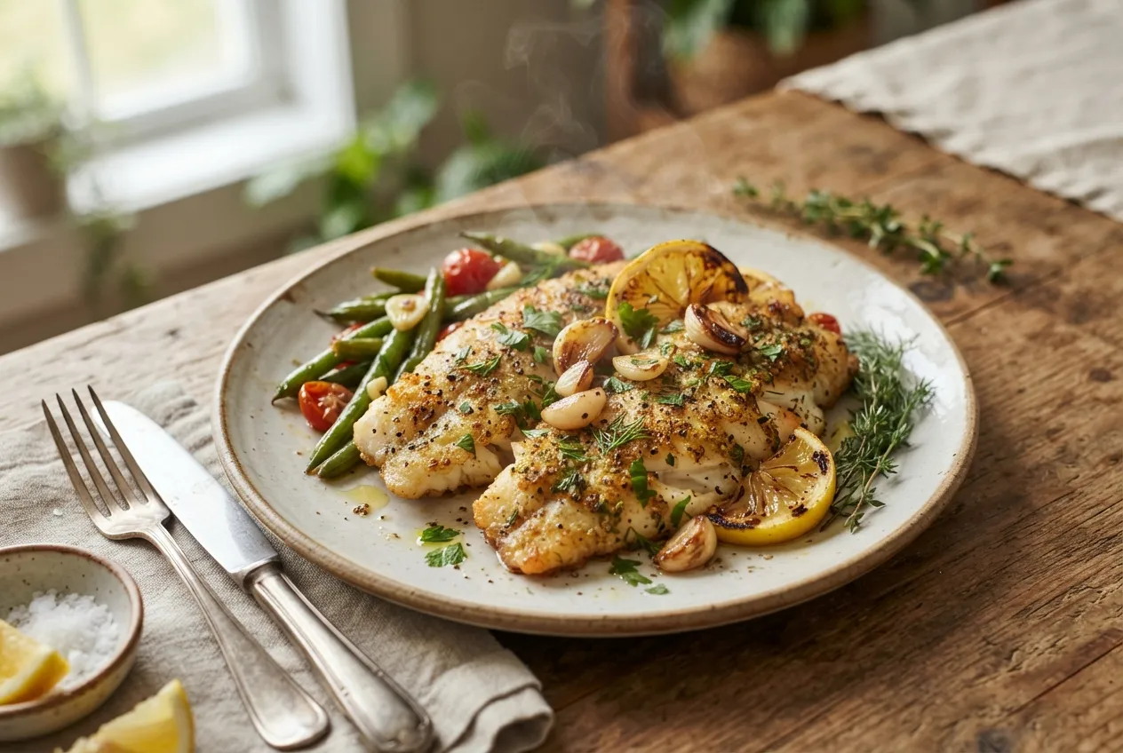 Bagre al limón en air fryer