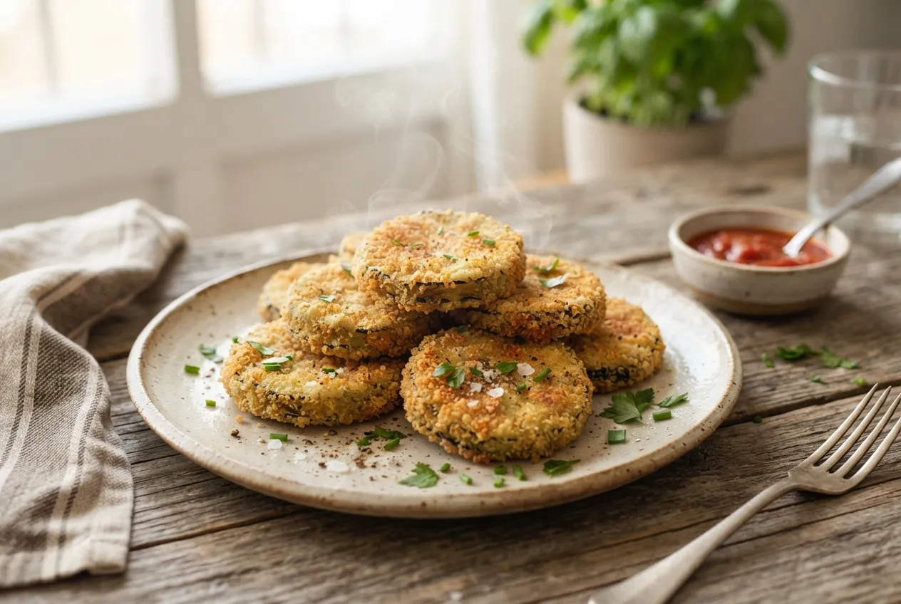 Berenjenas rebozadas en air fryer