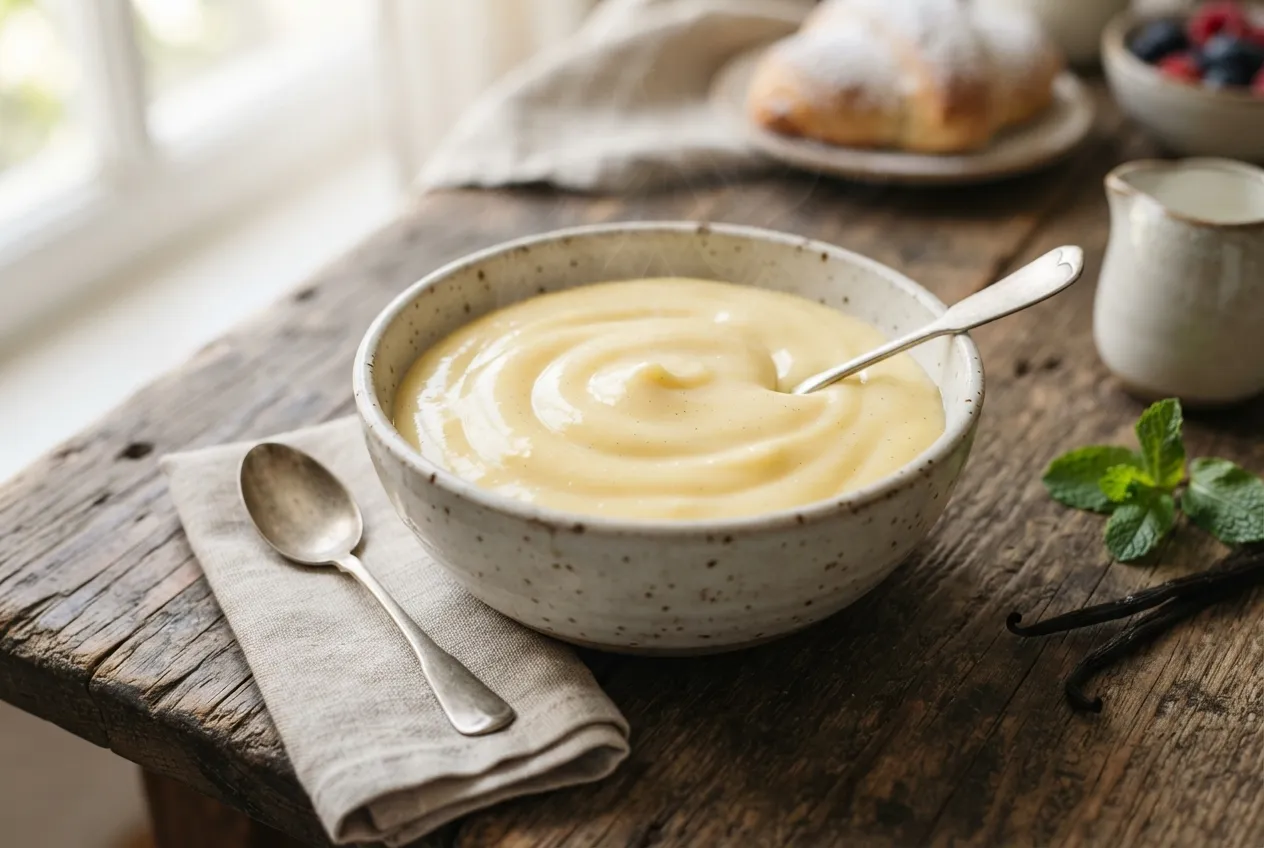 Crema pastelera fácil para rellenar postres y facturas