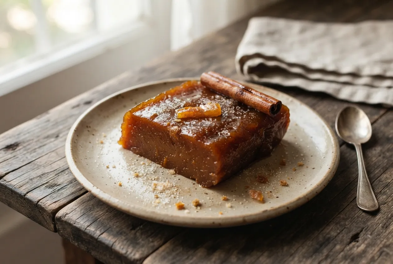 Dulce de batata casero para postres