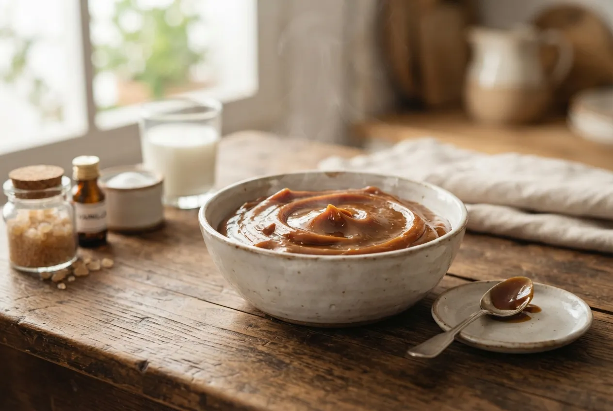 Dulce de leche casero para rellenar postres tradicionales