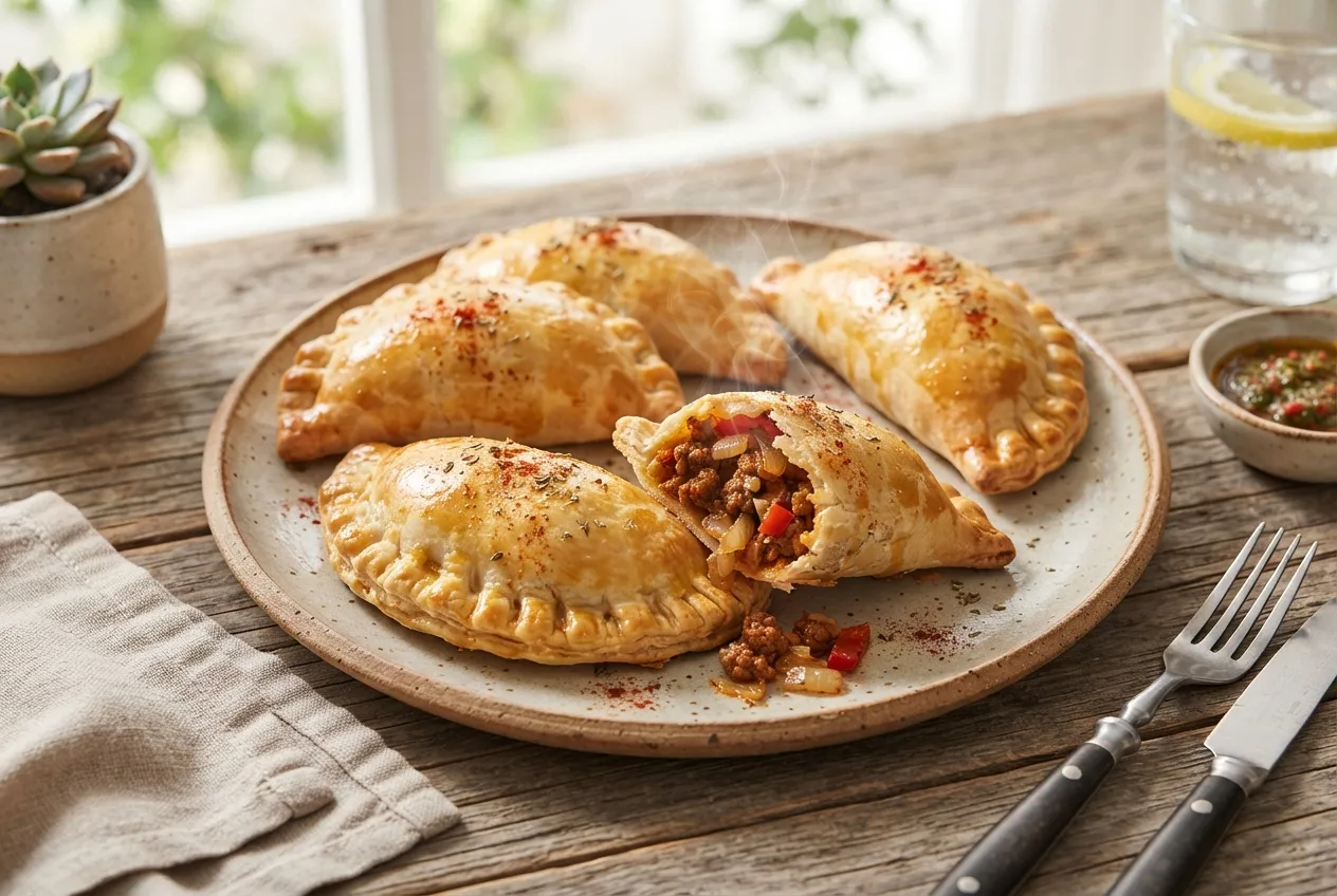 Empanadas de carne picante al estilo casero