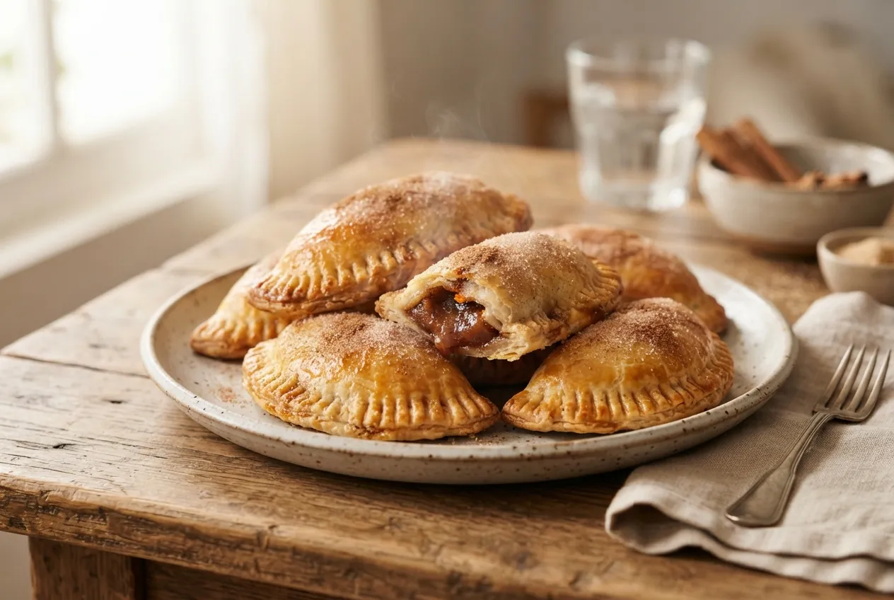 Empanadas dulces de batata con masa casera