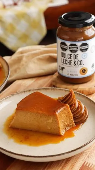 Flan Casero con Dulce de Leche