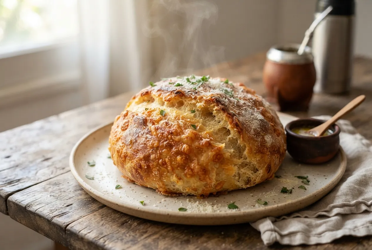 Pan de queso casero para acompañar el mate