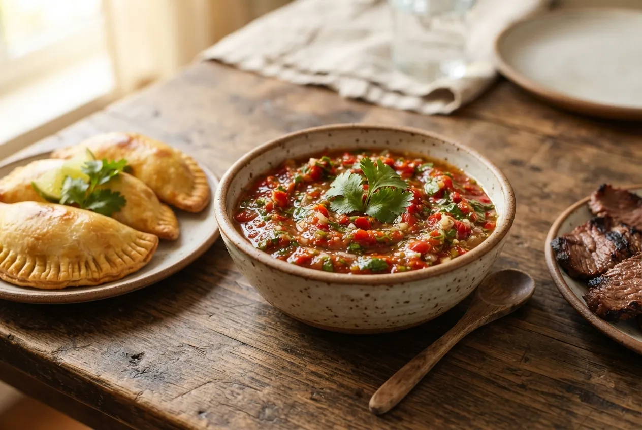Salsa de rocoto para acompañar carnes o empanadas